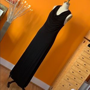 Black Cynthia Rowley maxi racerback summer dress